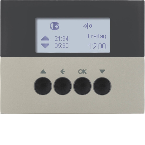 Berker 85745173 KNX-Funk Jalousie-Schaltuhr quicklink K.5 edelstahl. lackiert