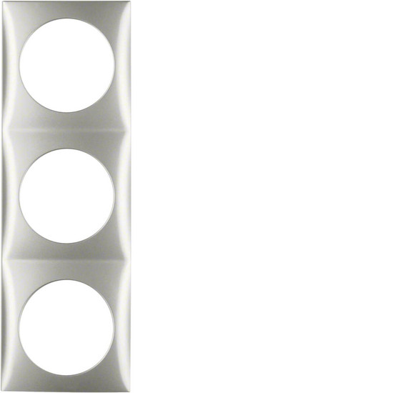 Berker 918192568 Rahmen 3fach. Integro Flow. chrom matt. lackiert