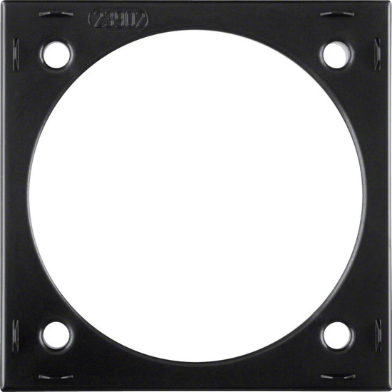 Berker 918252510 Aufbau-Distanzring. Integro Flow/Pure. schwarz glänzend