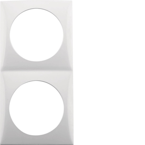 Berker 918262519 Rahmen 2fach. Integro Flow. polarweiß glänzend