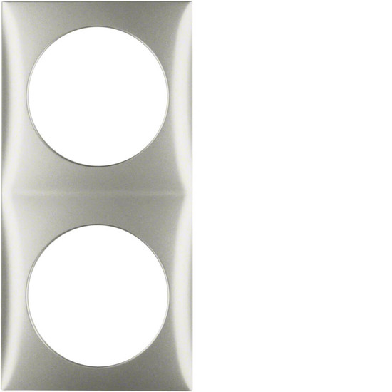 Berker 918262524 Rahmen 2fach. Integro Flow. edelstahl matt. lackiert