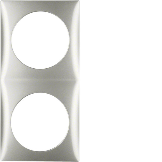 Berker 918262558 Rahmen 2fach. Integro Flow. chrom matt. lackiert
