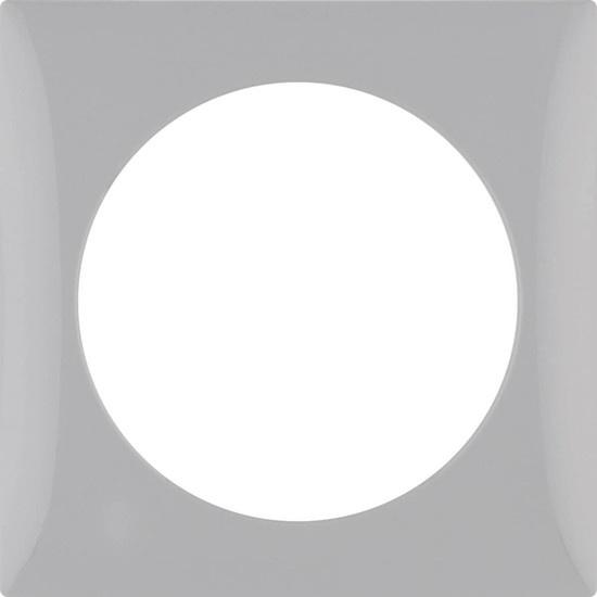 Berker 918272507 Rahmen 1fach. Integro Flow. grau glänzend