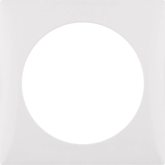 Berker 918272509 Rahmen 1fach. Integro Flow. polarweiß glänzend