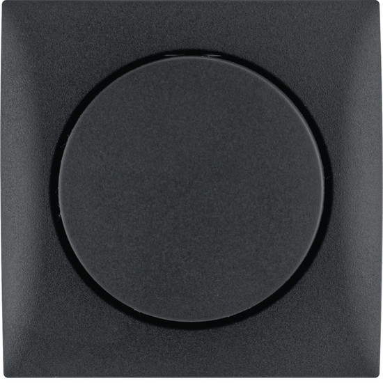 Berker 928912505 1 - 10 V Drehpotenziometer m. Rahmen. Reg.knopf. Softr.. Int. Flow. anthr. m.