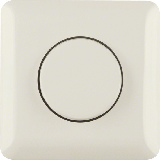 Berker 9367112 Taster 42 V. Schließer mit Abdeckplatte UP. System 42 V. weiß glänzend