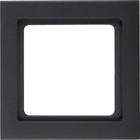 Berker MAN0203123 Rahmen 1fach Q.3 tiefschwarz matt. lackiert