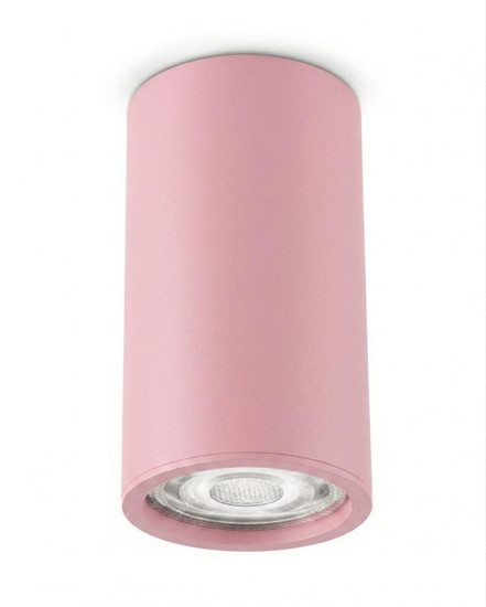 Bioledex HELSO-F Deckenleuchte GU10 Aufbau Deckenspot Rosa Anschrauben oder Kleben
