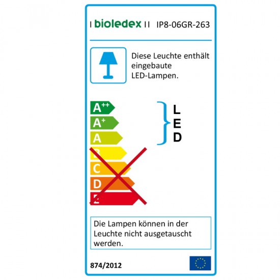 Bioledex GoLeaf LED Pflanzenleuchte 60cm Vollspektrum TIP65-System IP65