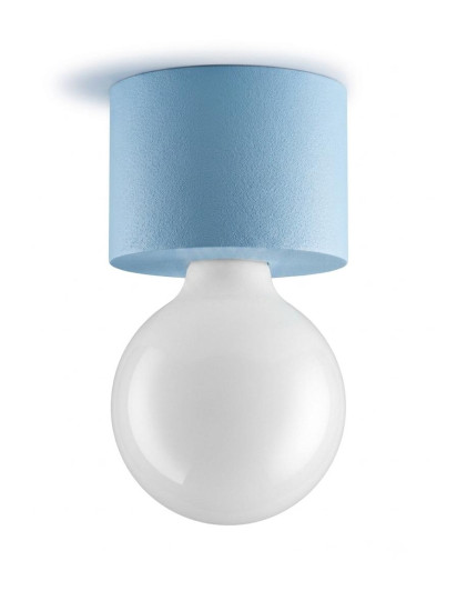 Bioledex PIKKO Deckenleuchte Wandleuchte E27 Aufbau 100mm Hell Blau