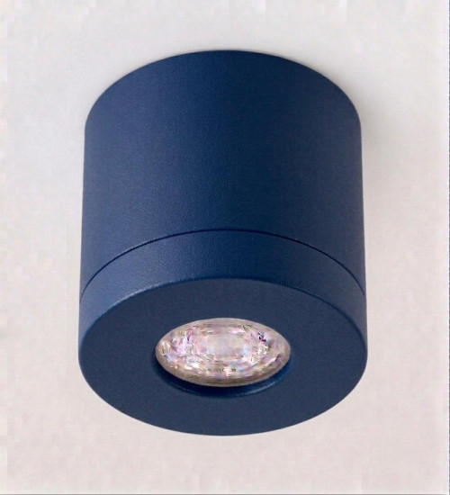 Bioledex PIKKO Deckenleuchte GU10 Aufbau 100mm Deckenspot Marine Blau Anschrauben oder Kleben