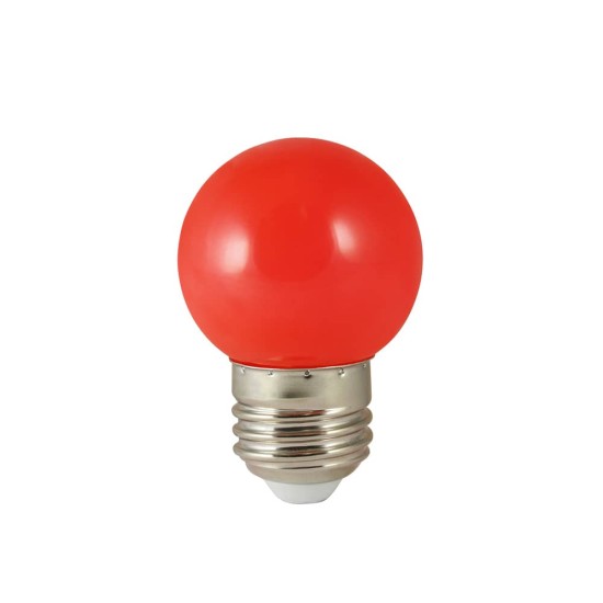Bioledex LED Birne E27 Rot Ø45mm Außenbeleuchtung
