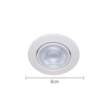 Bioledex DEKTO LED Einbauspot 8W 38° warmweiss schwenkbar