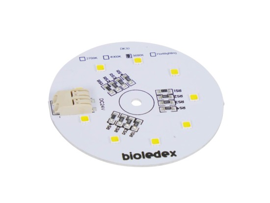 Bioledex LED Modul Ø60mm 24VDC 9W 1100Lm 5000K Tageslichtweiss