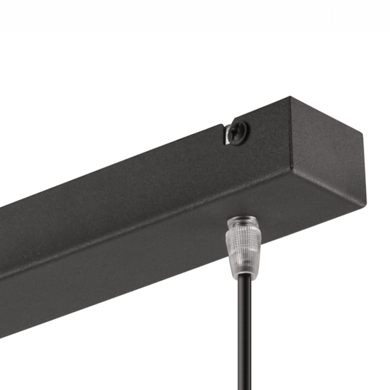 Bioledex Pendelleuchte Esszimmerleuchte 2x E27 graphit-anthrazit Metall, Holz