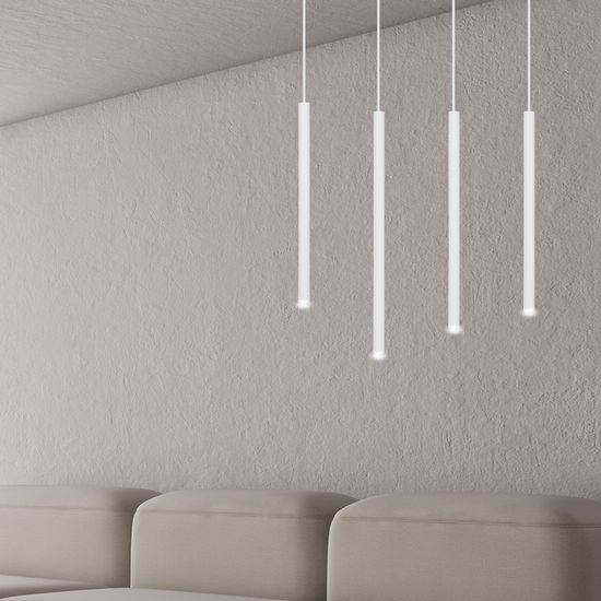 Bioledex Tamrisal Pendelleuchte 4-fach G9 weiß 60x120x6cm Made in Europe