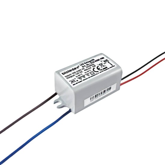Bioledex 5W 12V DC Trafo für LED Lampen IP65 Wasserdicht-Netzteil
