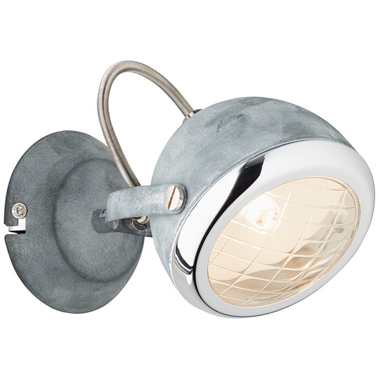 Brilliant Rider Wandspot G9 Grau Beton 14910/70