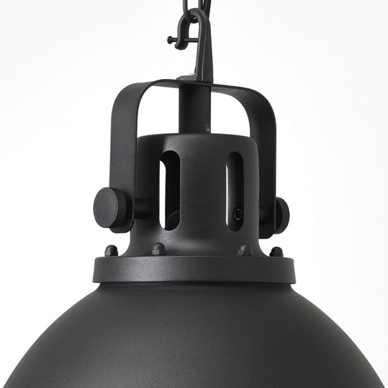 Brilliant Jesper Pendelleuchte 38cm E27 Schwarz 23772/06
