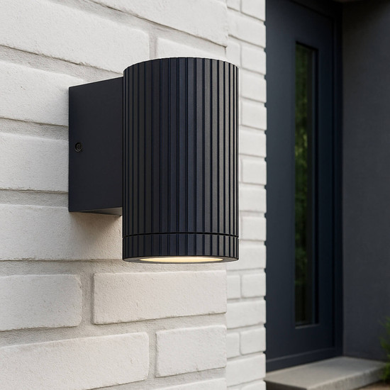 Brilliant Keola Außenwandleuchte GU10 IP44 Schwarz 40920/06