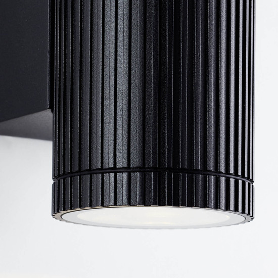 Brilliant Keola Außenwandleuchte GU10 IP44 Schwarz 40920/06