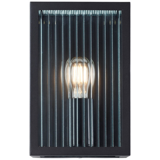 Brilliant Getta Außenwandleuchte E27 IP44 Schwarz 40925/06