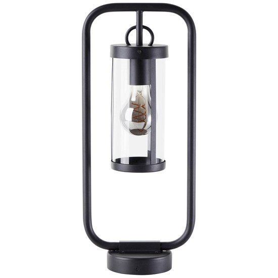 Brilliant Sidney Außensockelleuchte 48cm E27 IP44 Schwarz Transparent 44292/06