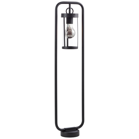 Brilliant Sidney Außenstandleuchte 85cm E27 IP44 Schwarz Transparent 44293/06