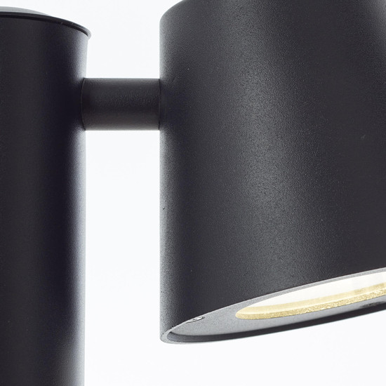 Brilliant Bari Außenstandleuchte 80cm GU10 IP44 Schwarz 44322/06