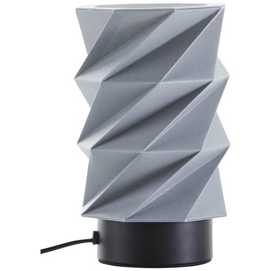 Brilliant Paperfold Tischleuchte 22cm E27 Grau Schwarz 60085A22