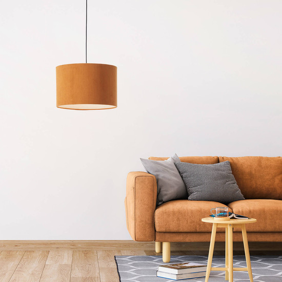Brilliant Tony Pendelleuchte 35cm E27 Gelb 60099/02