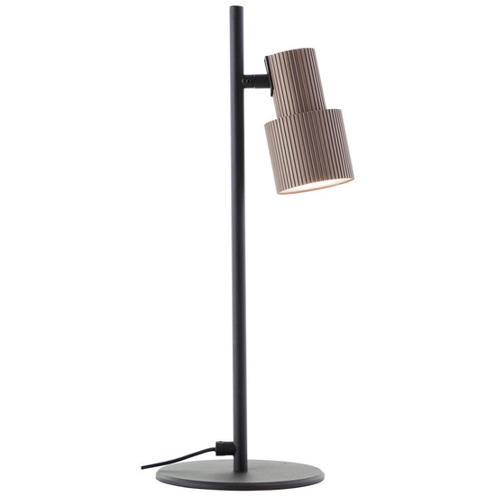 Brilliant Cadiz Tischleuchte 41cm GU10 Schwarz Matt Bronze Gebürstet 60115/76