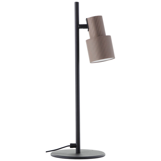 Brilliant Cadiz Tischleuchte 41cm GU10 Schwarz Matt Bronze Gebürstet 60115/76