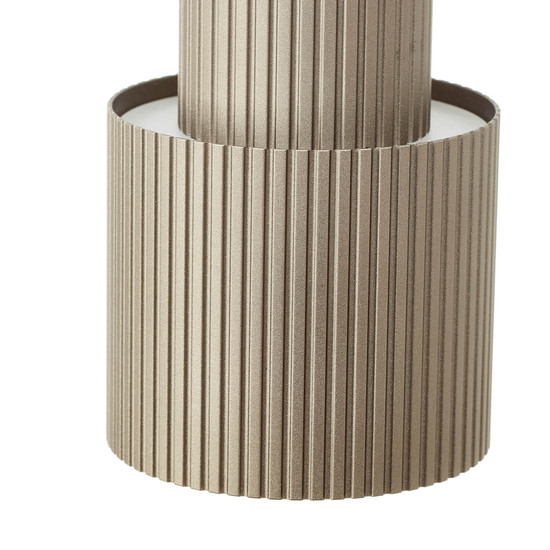 Brilliant Cadiz Pendelleuchte 13cm GU10 Schwarz Matt Bronze Gebürstet 60117/76