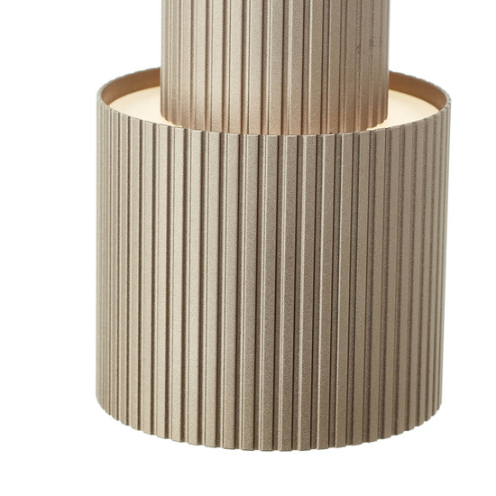Brilliant Cadiz Pendelleuchte 13cm GU10 Schwarz Matt Bronze Gebürstet 60117/76