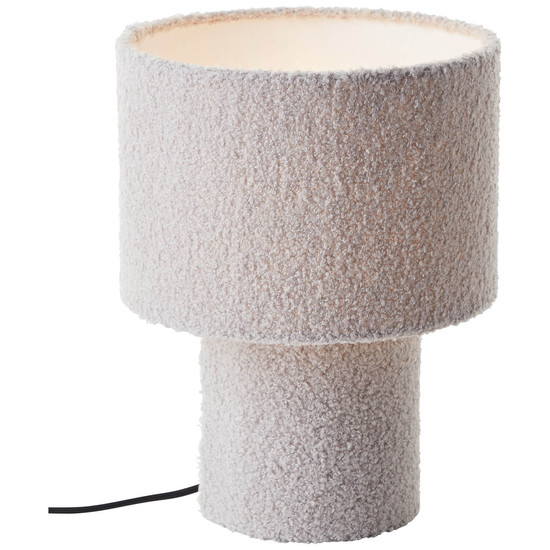 Brilliant Teddy Tischleuchte 30cm E27 Grau 60160/22