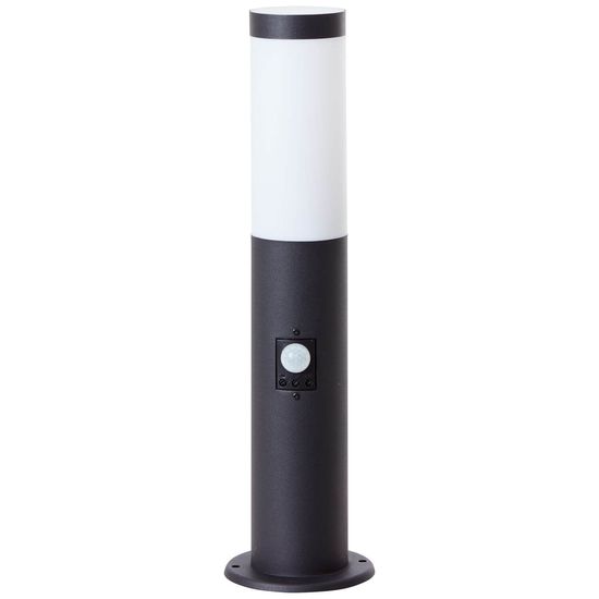 Brilliant Dody Außensockelleuchte 45cm mit Bewegungsmelder E27 IP44 Schwarz 90947A06