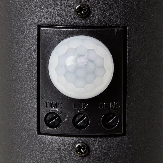 Brilliant Dody Außensockelleuchte 45cm mit Bewegungsmelder E27 IP44 Schwarz 90947A06