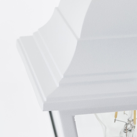 Brilliant Nissie Außenstandleuchte 100cm E27 IP44 Weiß 90994A05