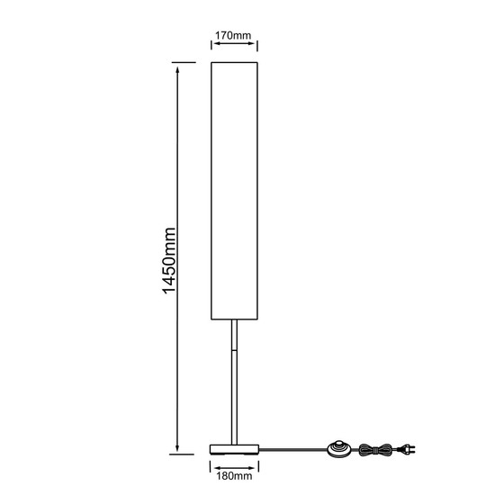 Brilliant Nerva Standleuchte E14 Titan Weiß 92603/75
