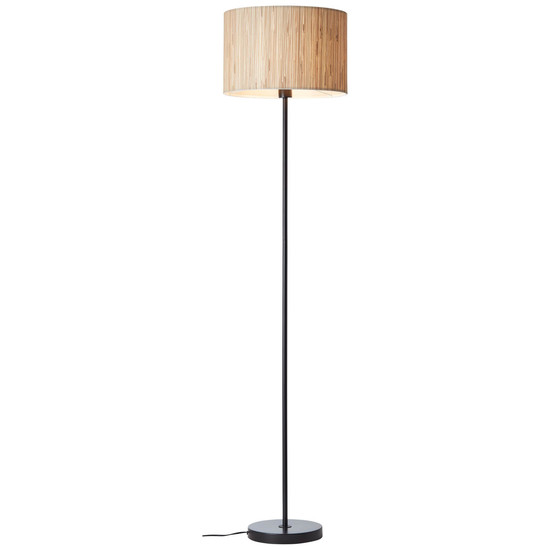 Brilliant Wimea Standleuchte E27 Schwarz Natur 93108/76