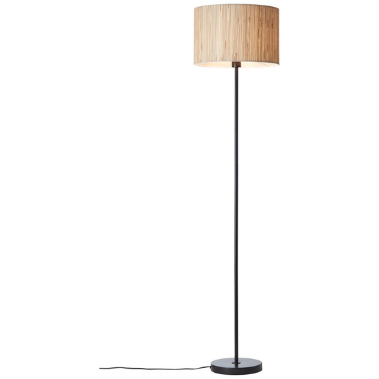 Brilliant Wimea Standleuchte E27 Schwarz Natur 93108/76