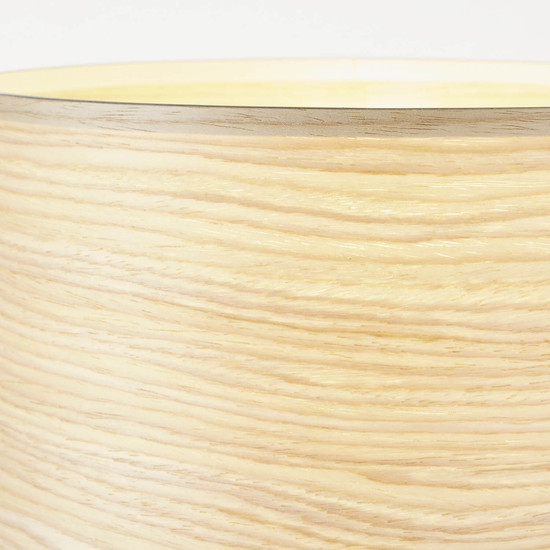 Brilliant Romm Tischleuchte E27 Holz Hell Schwarz 93139/76