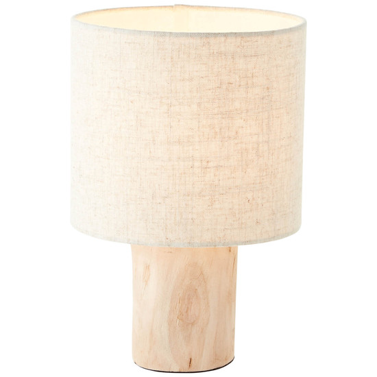 Brilliant Pia Tischleuchte E27 Natur FSC® 93150/96