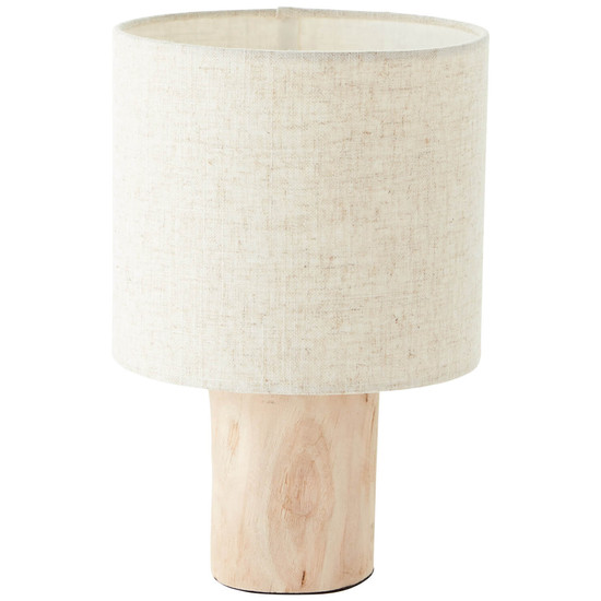 Brilliant Pia Tischleuchte E27 Natur FSC® 93150/96