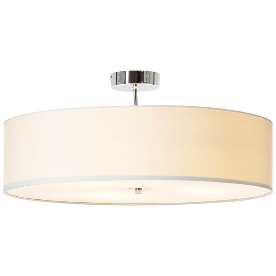 Brilliant Andria Deckenleuchte 60cm E27 Weiß Chrom 93522/05