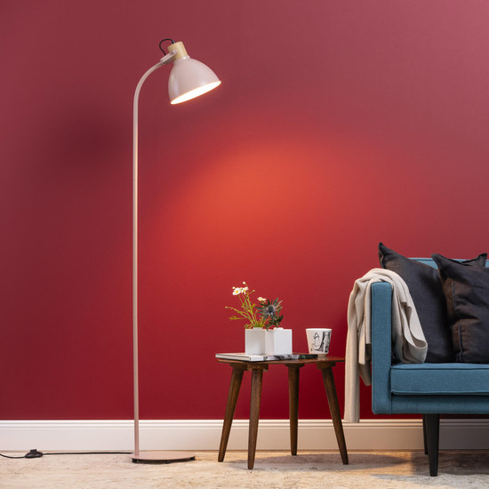 Brilliant Erena Standleuchte 1,5m E27 Pink Hell FSC® 94556/04