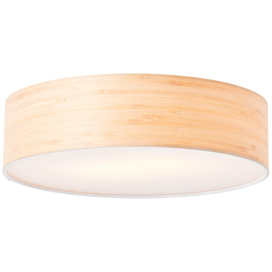 Brilliant Romm Deckenleuchte 38cm E27 Holz Hell Weiß 99489/75