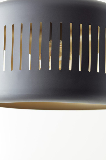 Brilliant Tyas Pendelleuchte, 3-flammig E27 Schwarz Gold 99800/86
