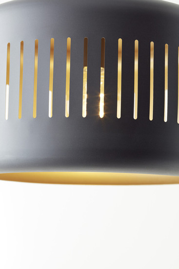 Brilliant Tyas Pendelleuchte, 3-flammig E27 Schwarz Gold 99800/86